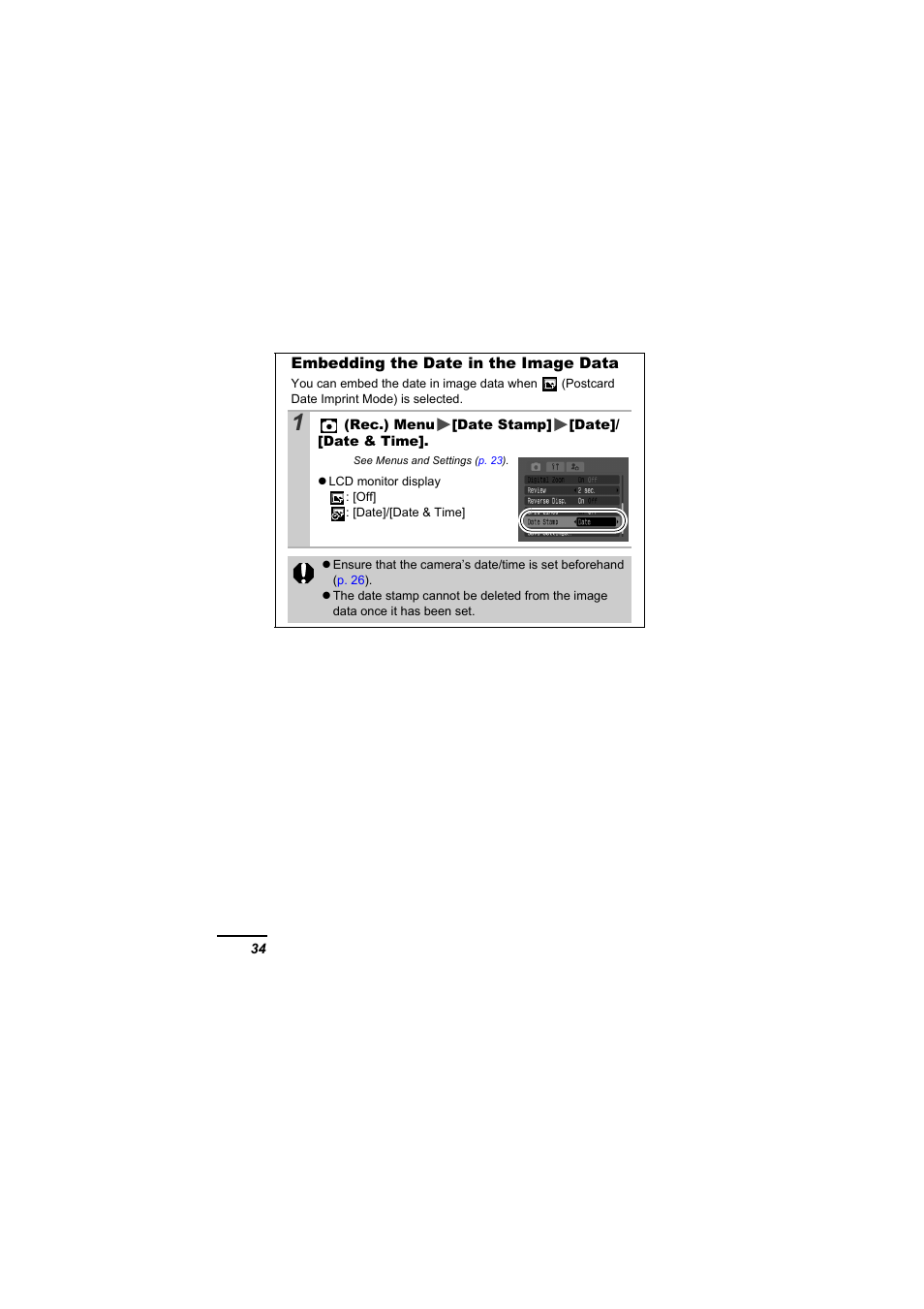 P. 34 | Canon A610 User Manual | Page 36 / 139