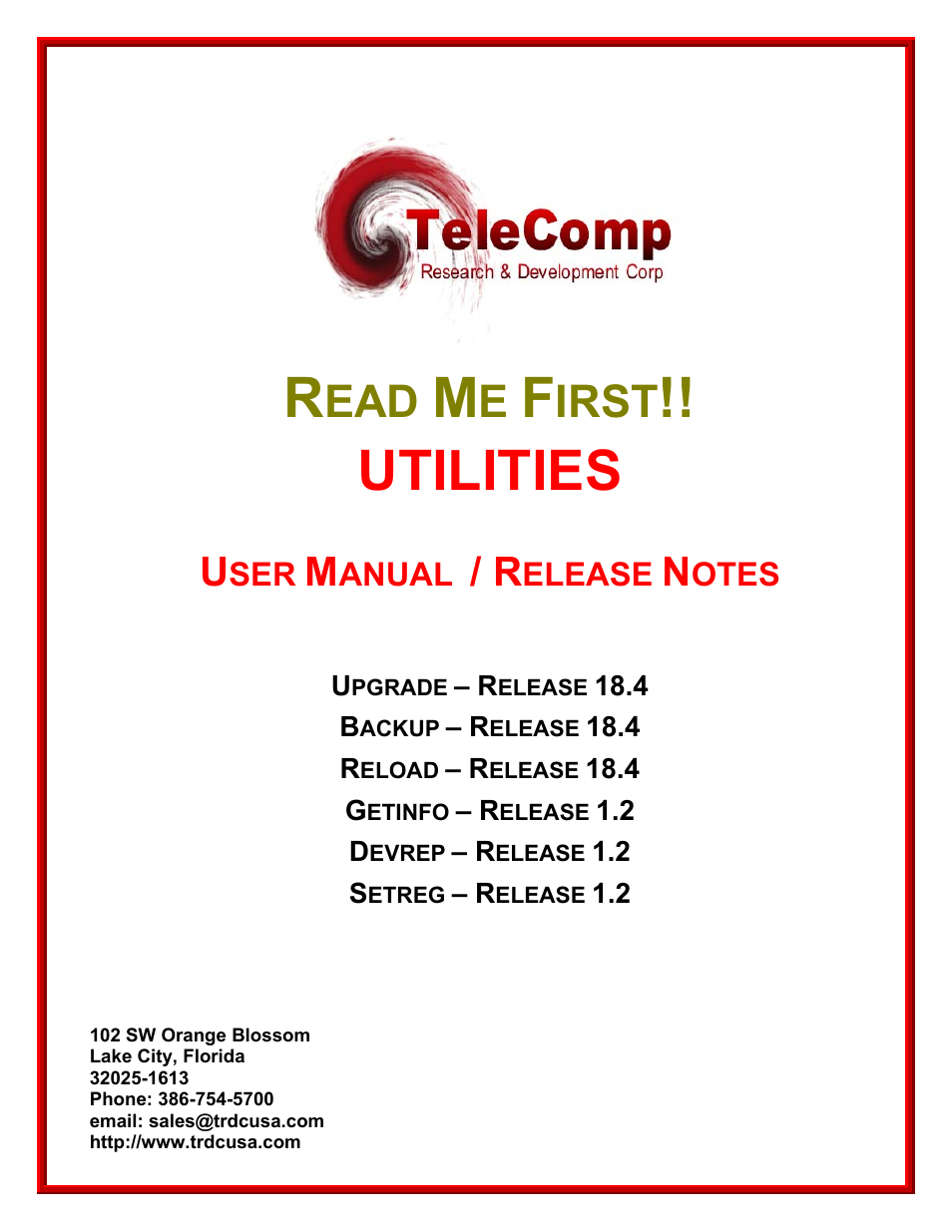 Datatek Upgrade/Backup/Reload User Manual | 22 pages