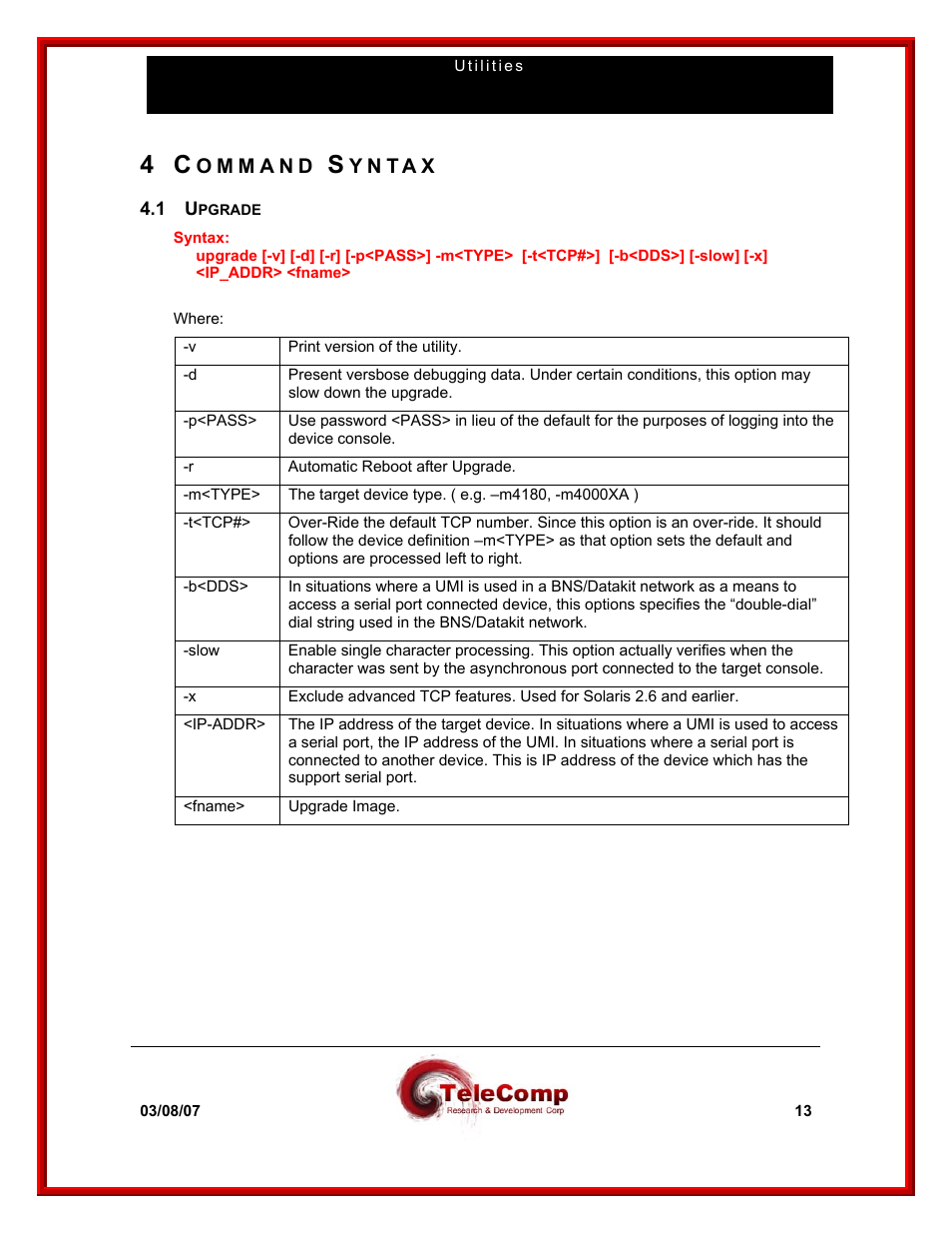 Datatek Upgrade/Backup/Reload User Manual | Page 13 / 22