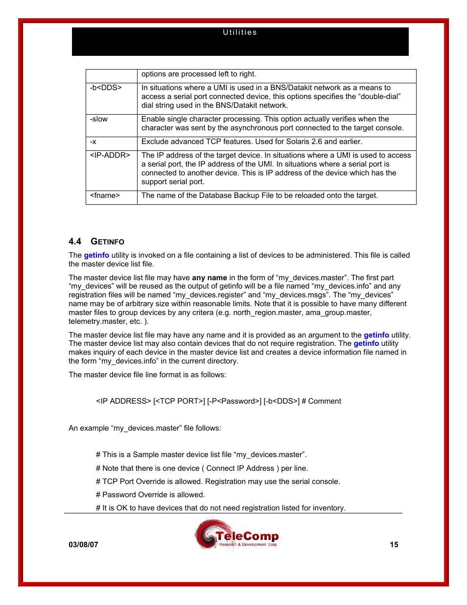 Datatek Upgrade/Backup/Reload User Manual | Page 15 / 22