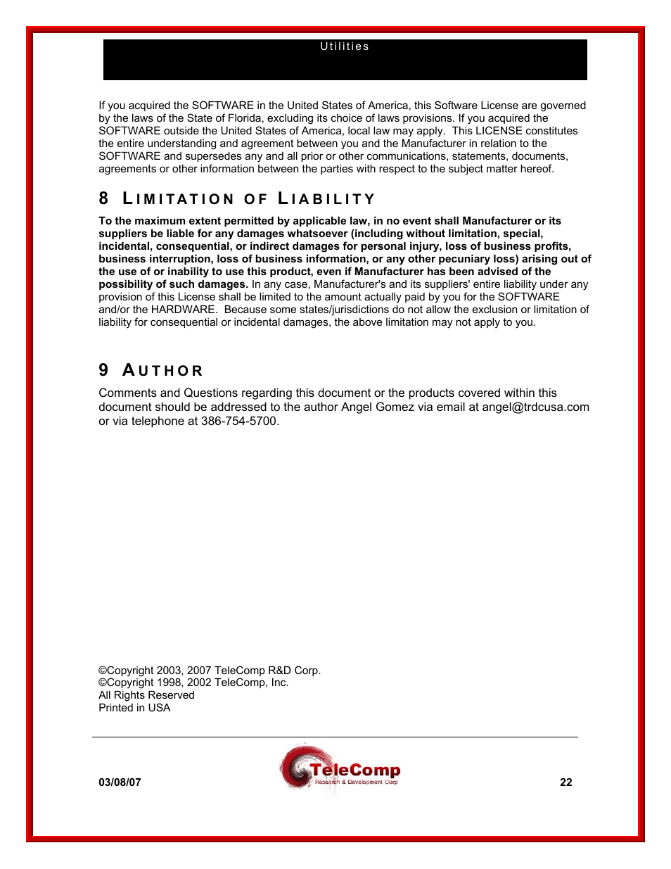 Datatek Upgrade/Backup/Reload User Manual | Page 22 / 22