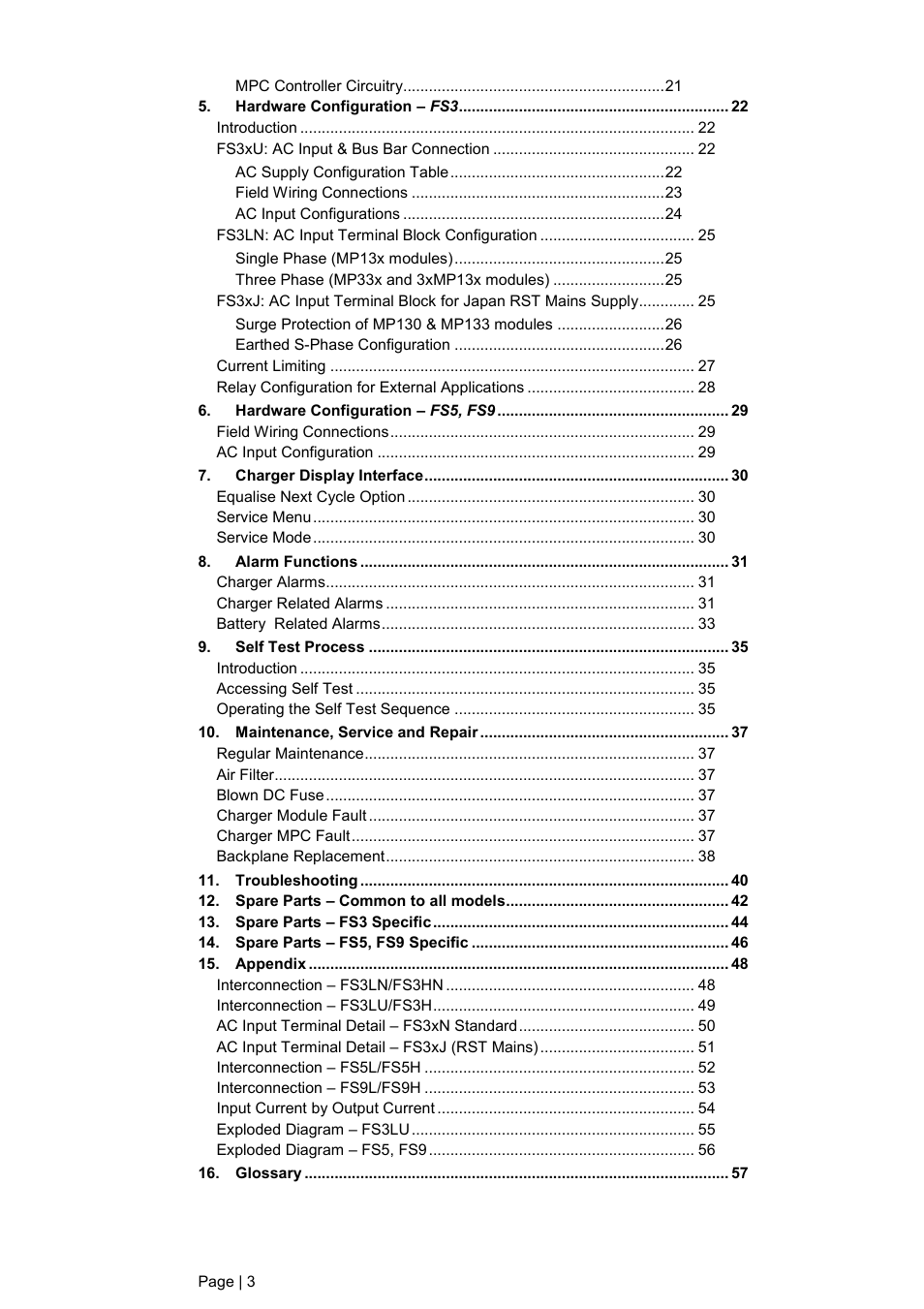 DC Power Technologies FS3 Version 3 - Technical Hardware Manual User Manual | Page 4 / 60