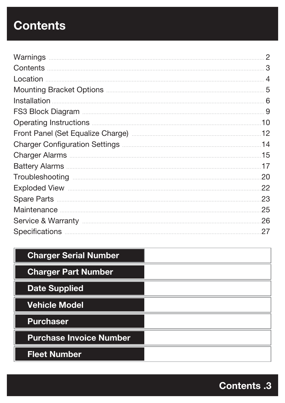 DC Power Technologies FS3 - Owners Manual User Manual | Page 3 / 29