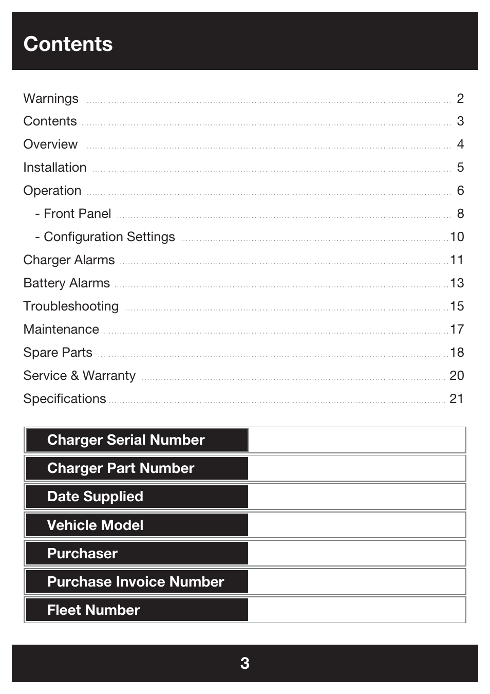 DC Power Technologies FS5 - Owners Manual User Manual | Page 3 / 25