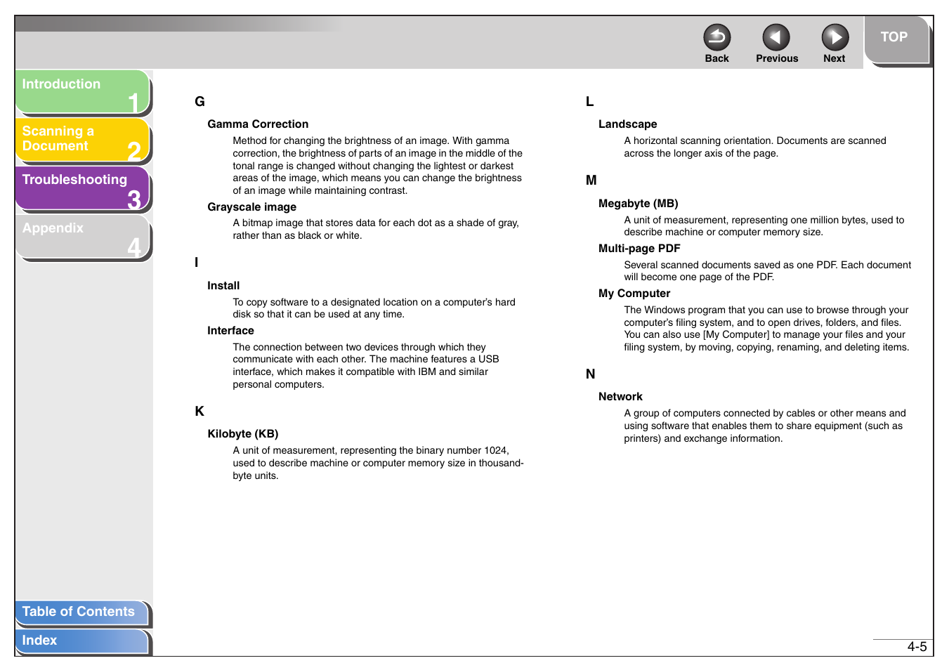 Next | Canon MF4200 User Manual | Page 74 / 80