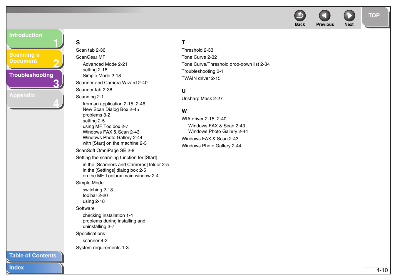 Next | Canon MF4200 User Manual | Page 79 / 80