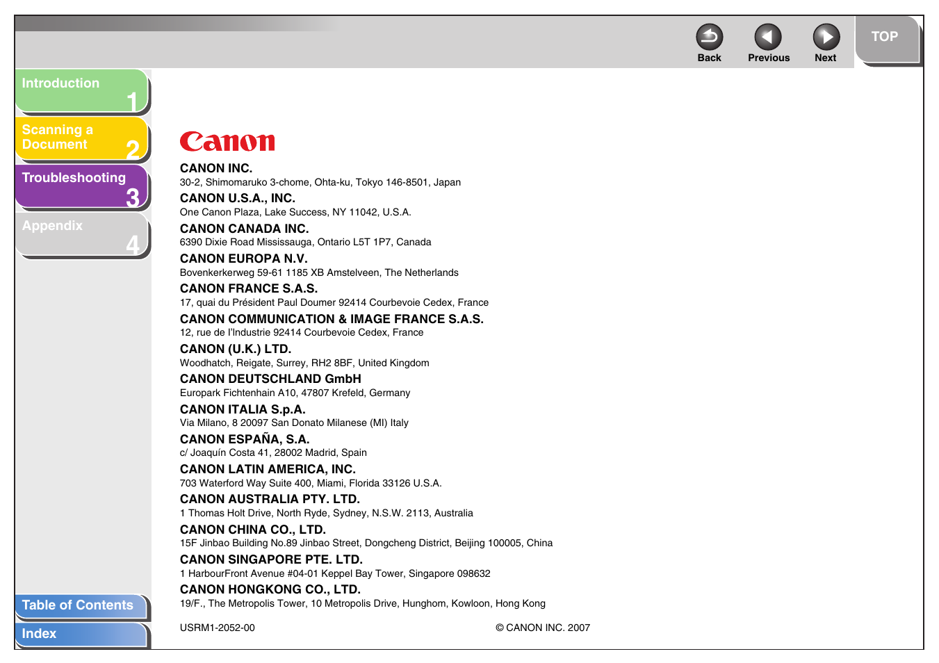 Next | Canon MF4200 User Manual | Page 80 / 80