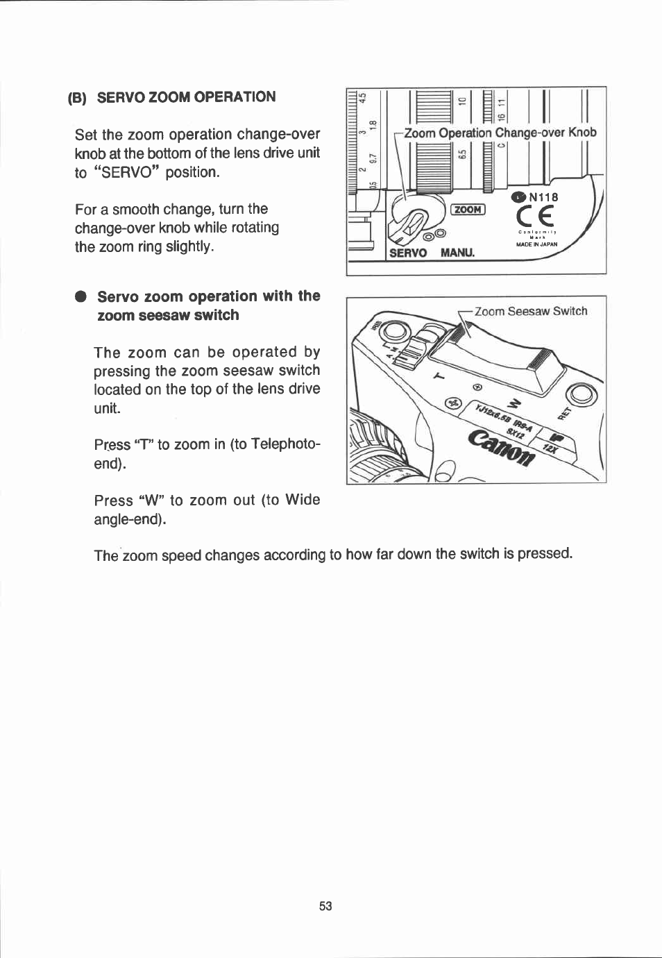 Canon YJ12X6.5B IRS-A User Manual | Page 25 / 46