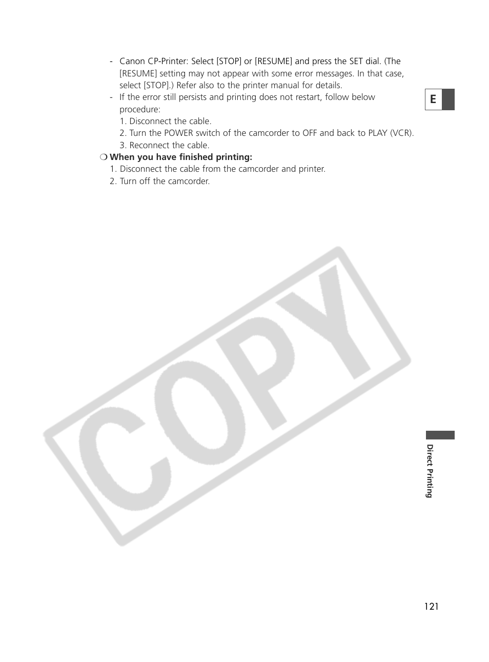 Canon Elura 70 User Manual | Page 121 / 162