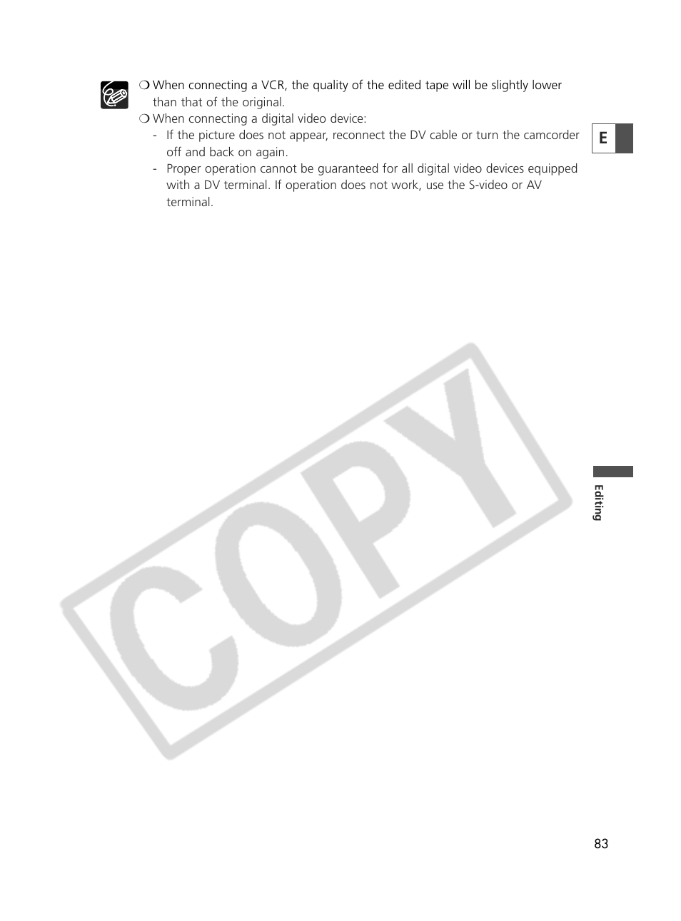 Canon Elura 70 User Manual | Page 83 / 162