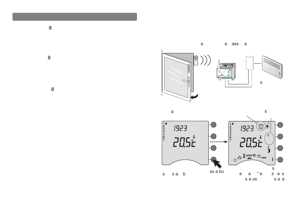 With a door/window magnetic contact, Activating the radio driver, Home automation functions | Delta Dore 620 RADIO DRIVER User Manual | Page 11 / 16