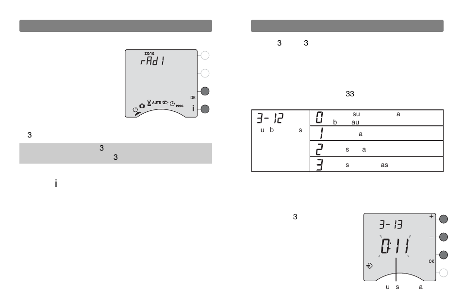 Radio association (menu r), Exit the radio association menu, Option configuration (menu 3) | Delta Dore 620 RADIO DRIVER Installation User Manual | Page 9 / 14