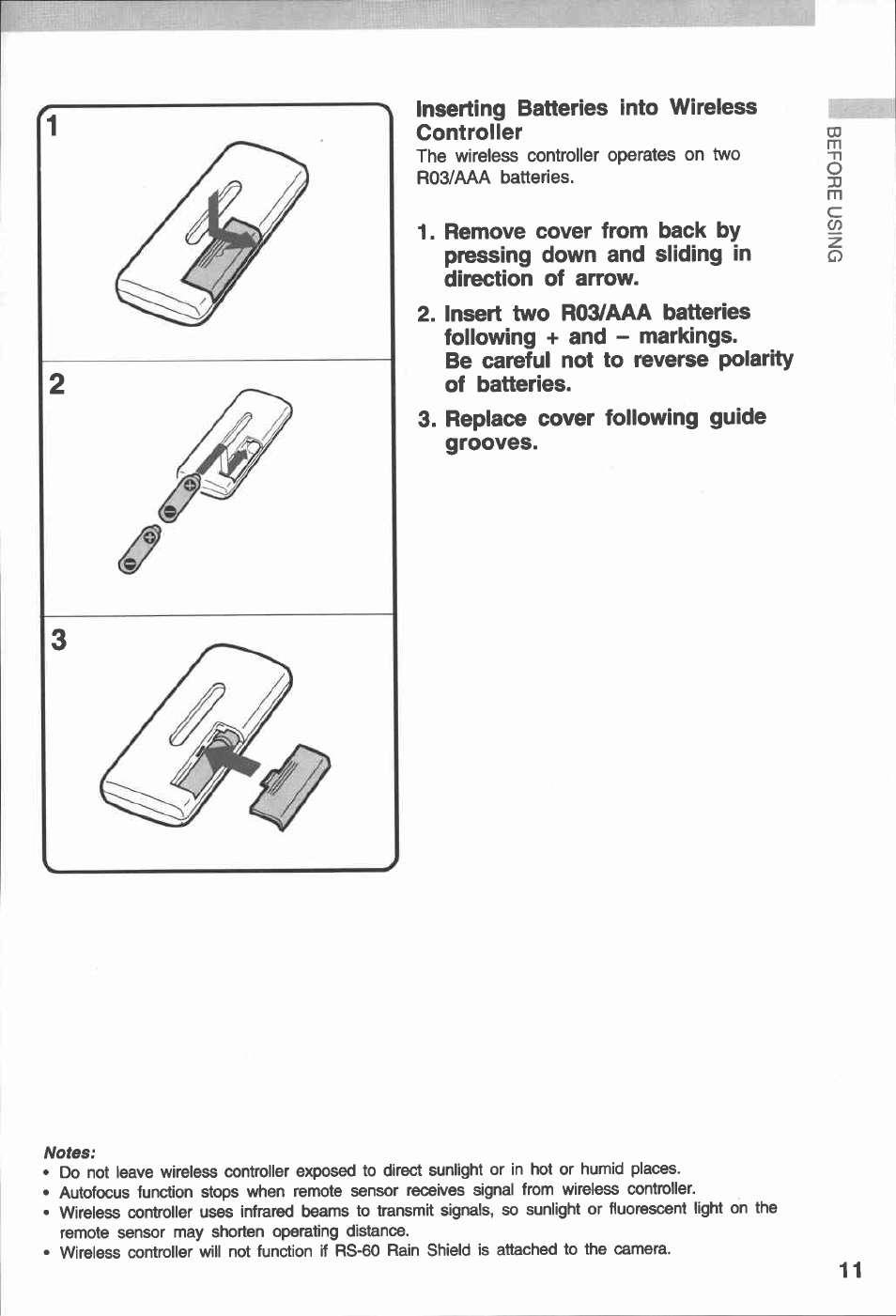 Canon E 230 User Manual | Page 11 / 92