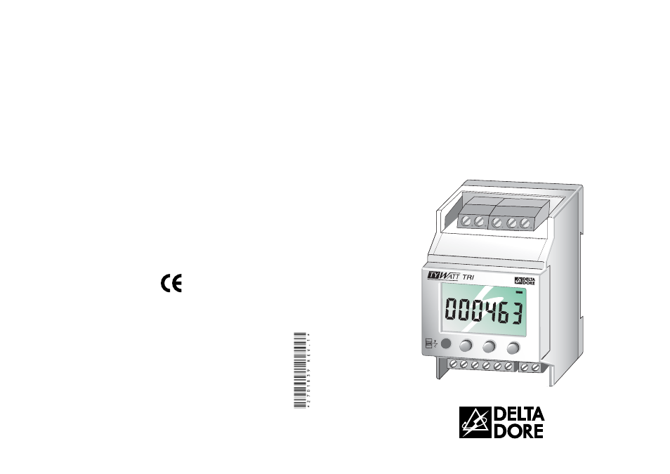 Delta Dore TYWATT TRI User Manual | 4 pages