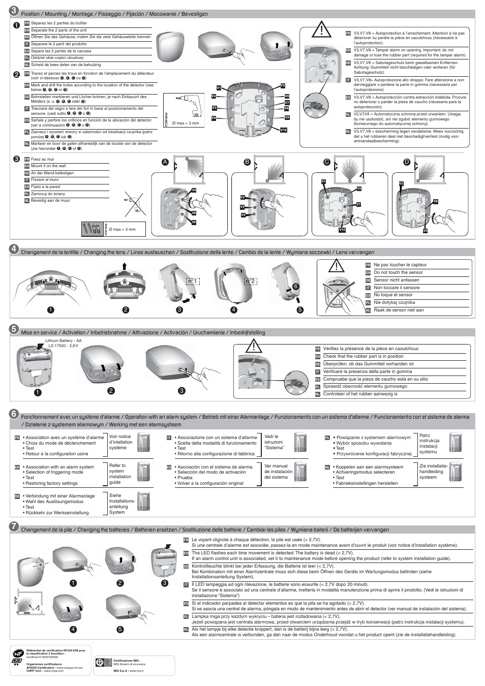 Êë ì, B1 2 3 | Delta Dore DMB TYXAL+ User Manual | Page 2 / 2