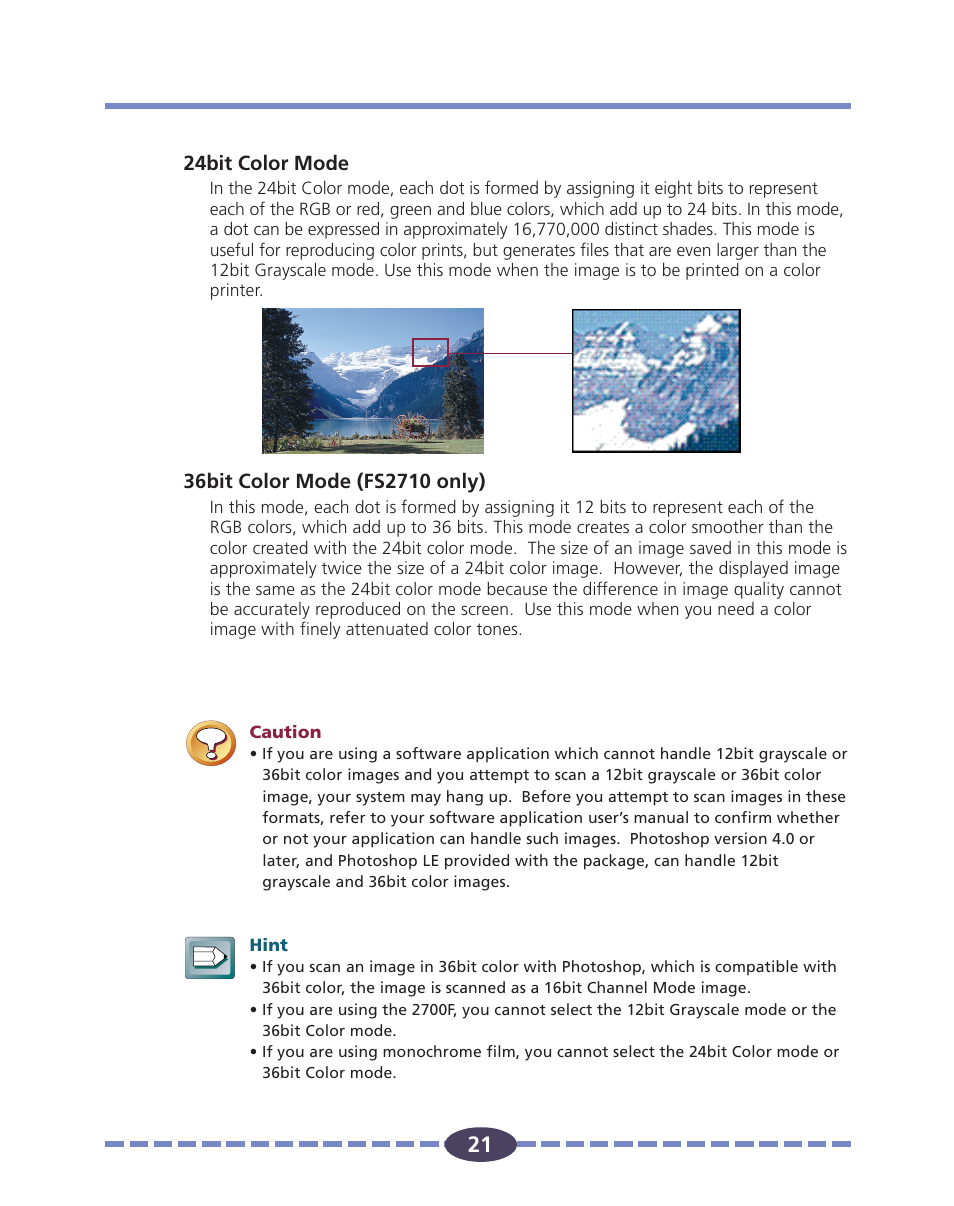 Canon FS 2710 User Manual | Page 21 / 80