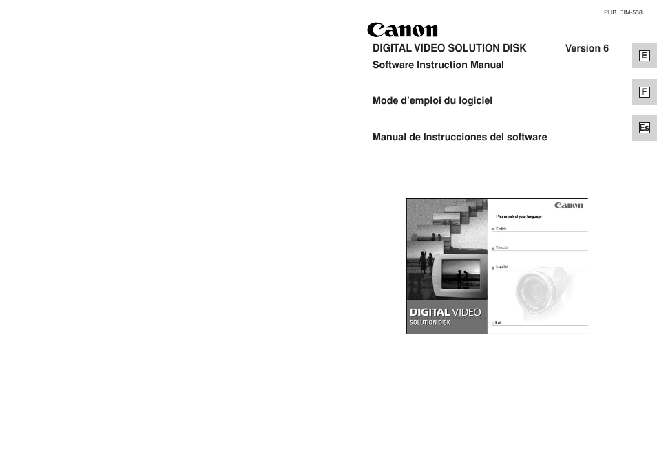 Canon DIM-538 User Manual | 100 pages