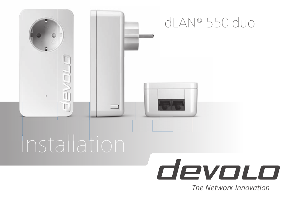 Devolo dLAN 550 duo+ Installation User Manual | 11 pages
