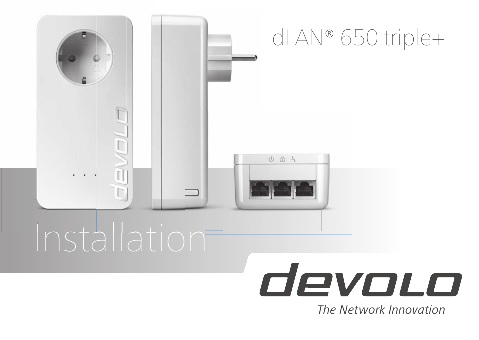 Devolo dLAN 650 triple+ Installation User Manual | 13 pages