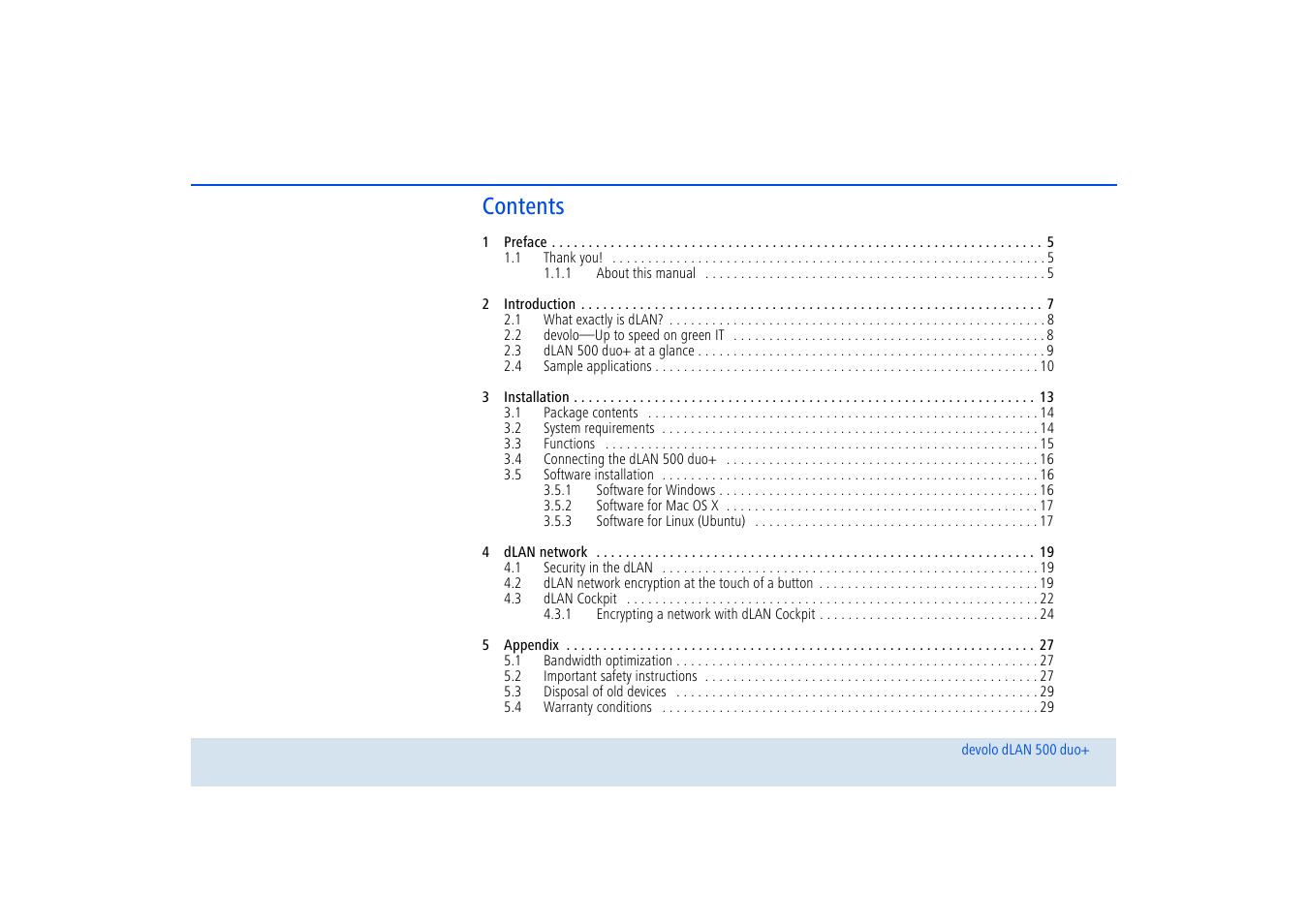 Devolo dLAN 500 duo+ User Manual | Page 4 / 33