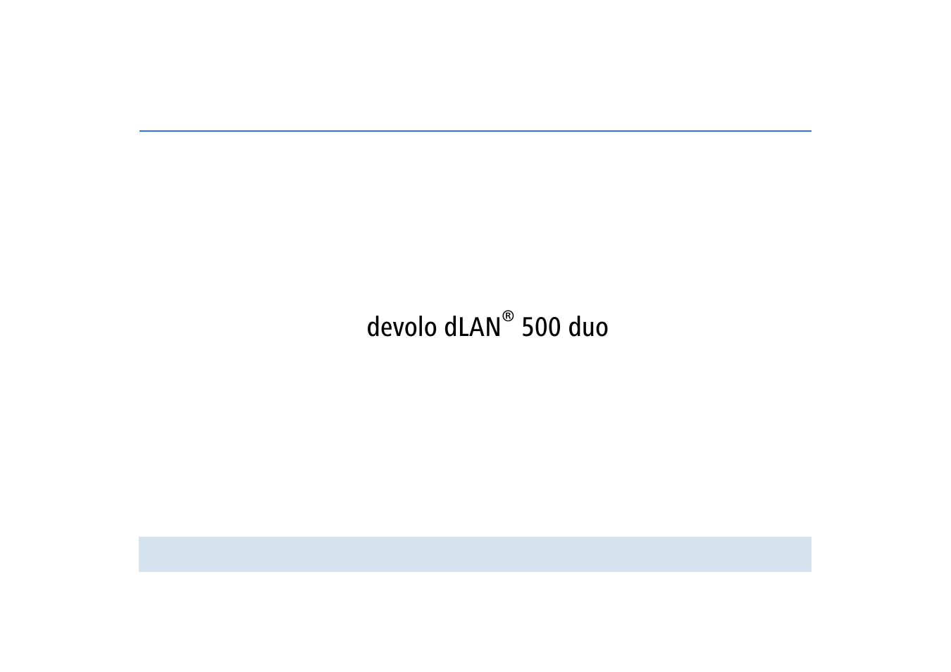 Devolo dlan, 500 duo | Devolo dLAN 500 duo+ User Manual | Page 2 / 33