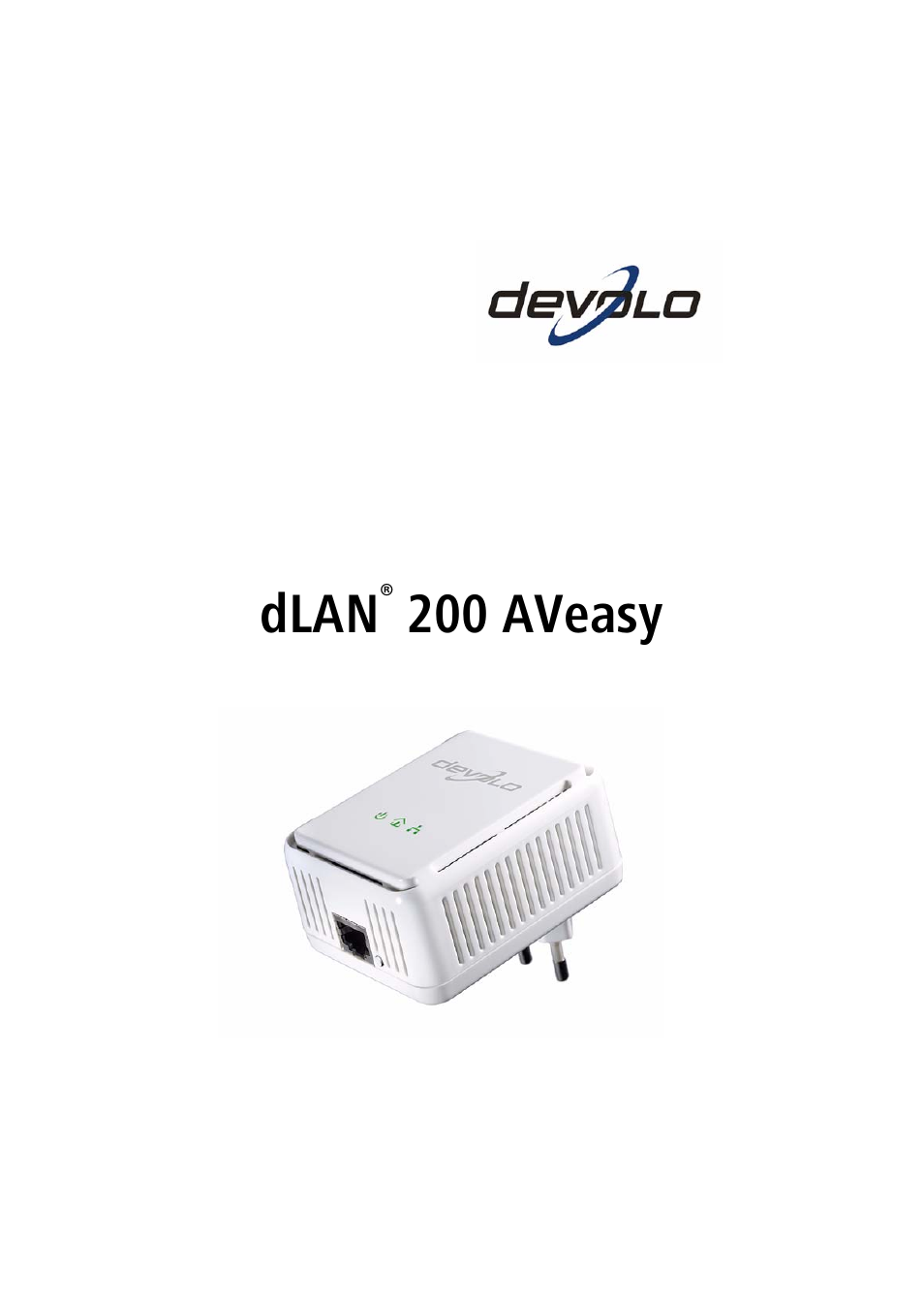 Devolo dLAN 200 AVeasy User Manual | 26 pages