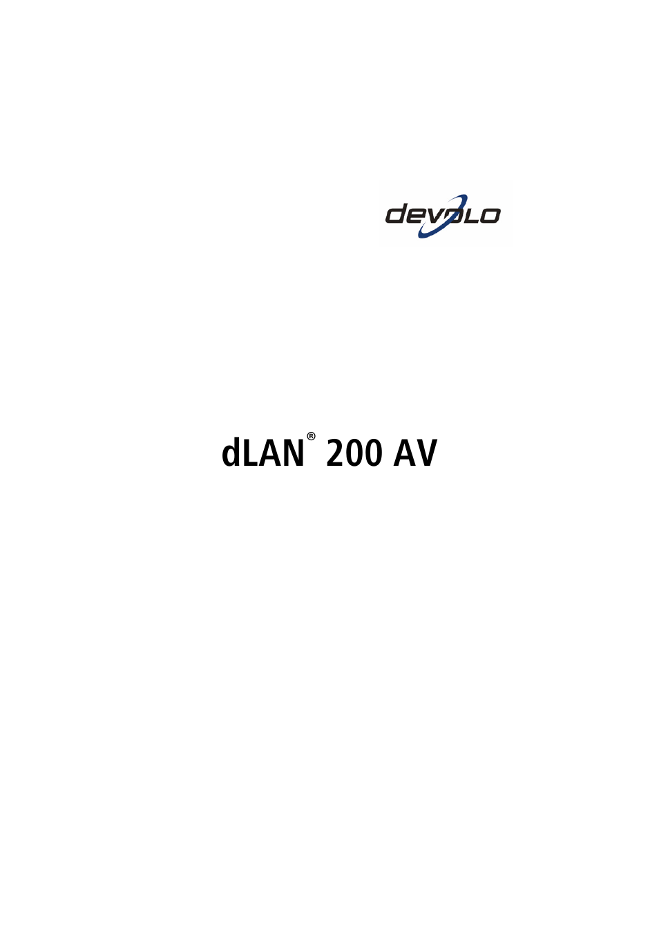 Devolo dLAN 200 AV User Manual | 25 pages