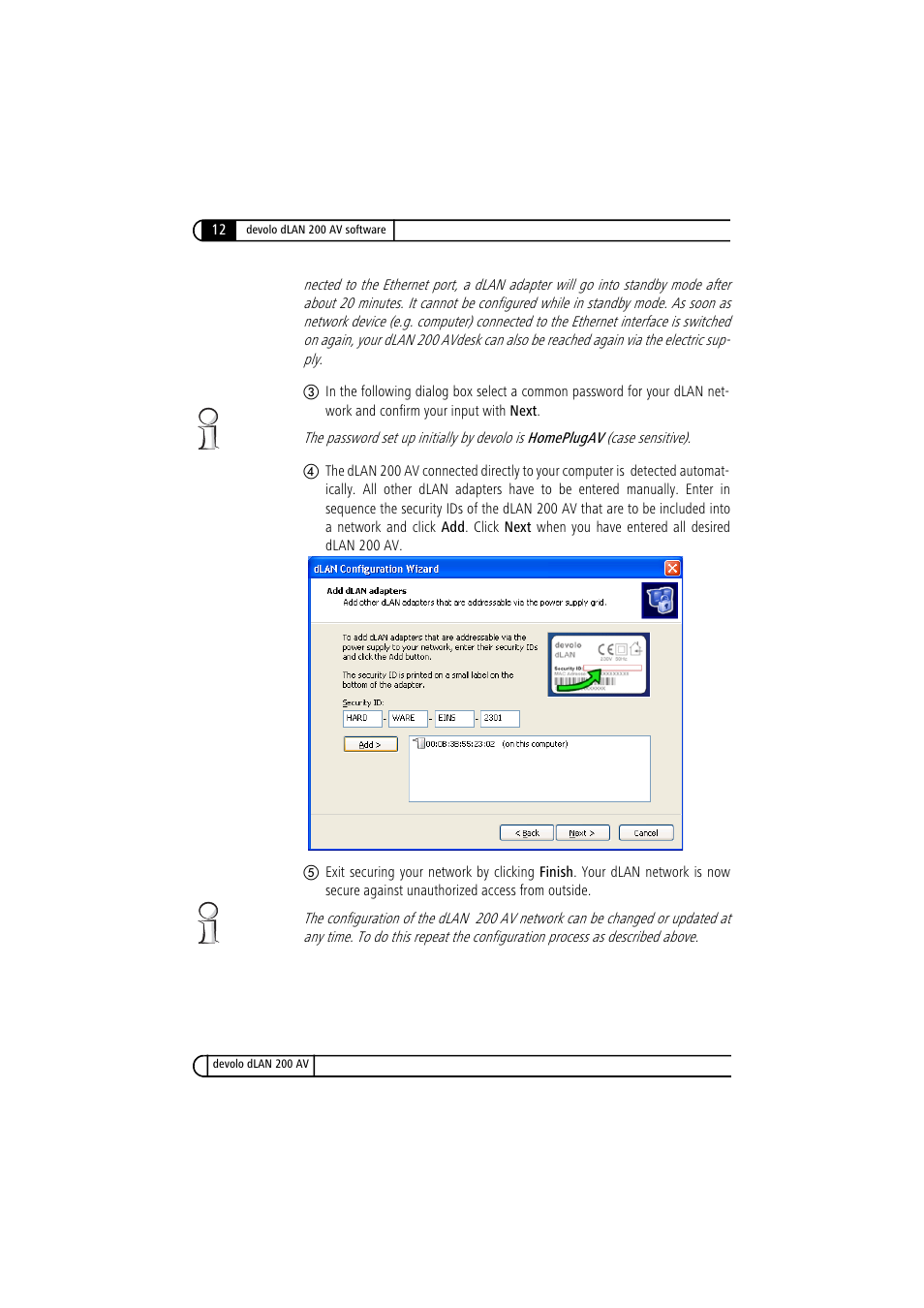 Devolo dLAN 200 AV User Manual | Page 12 / 25