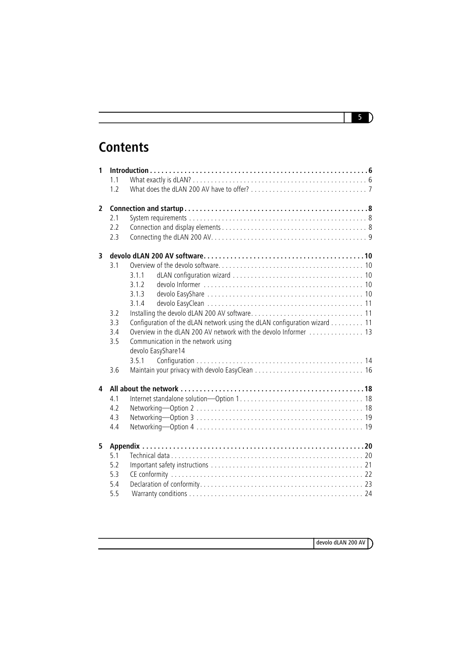 Devolo dLAN 200 AV User Manual | Page 5 / 25