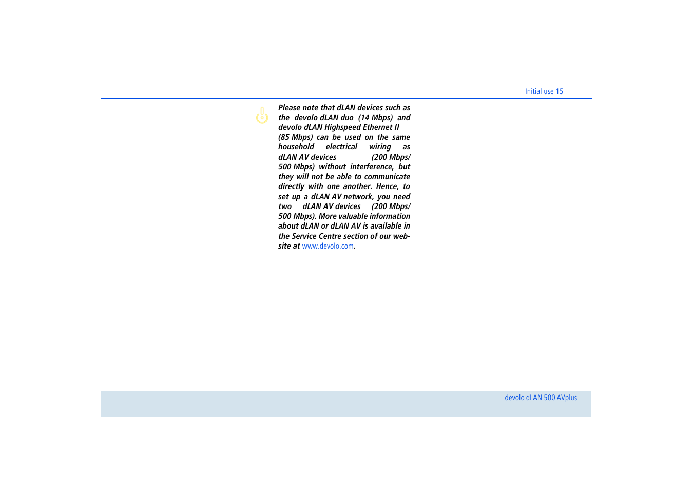 Devolo dLAN 500 AVplus User Manual | Page 16 / 35