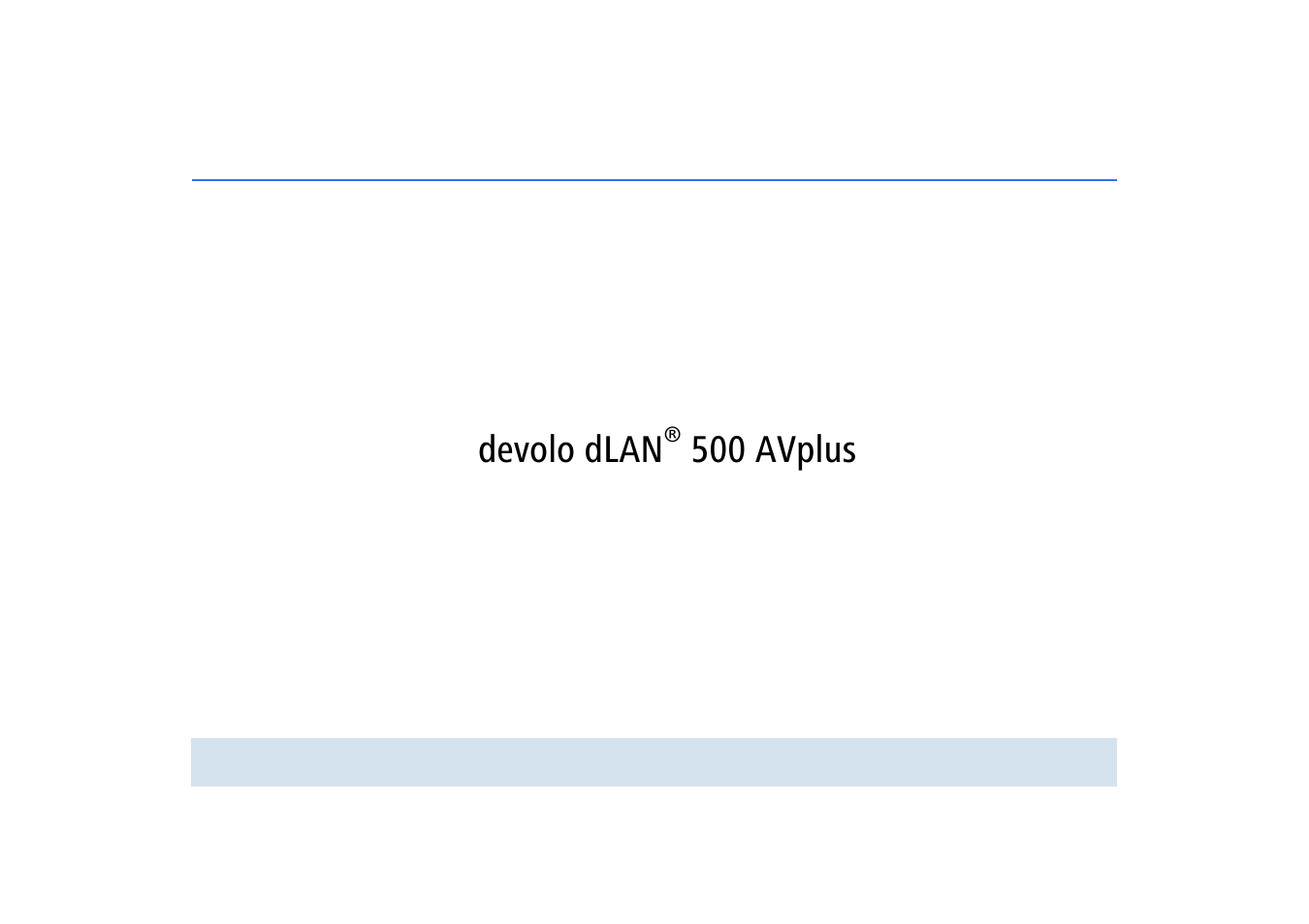 Devolo dlan, 500 avplus | Devolo dLAN 500 AVplus User Manual | Page 2 / 35