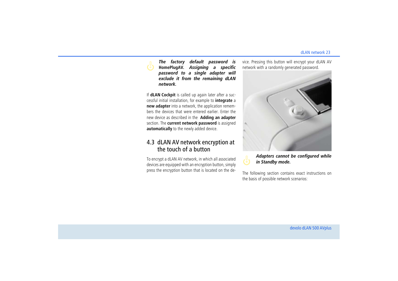 Dlan cockpit | Devolo dLAN 500 AVplus User Manual | Page 24 / 35