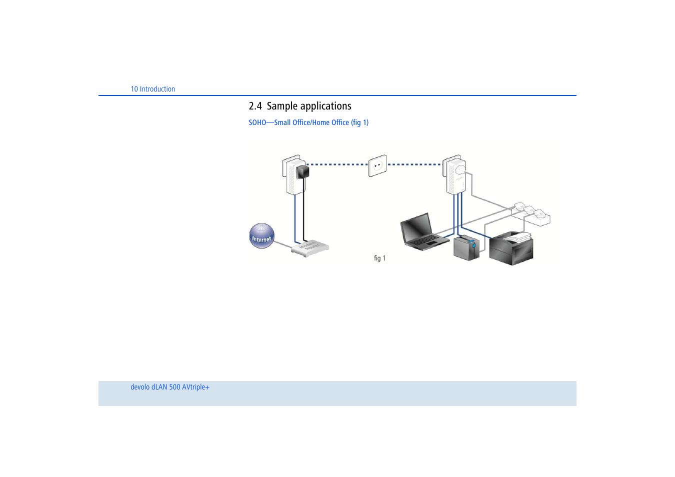 4 sample applications, Sample applications | Devolo dLAN 500 AVtriple+ User Manual | Page 11 / 35