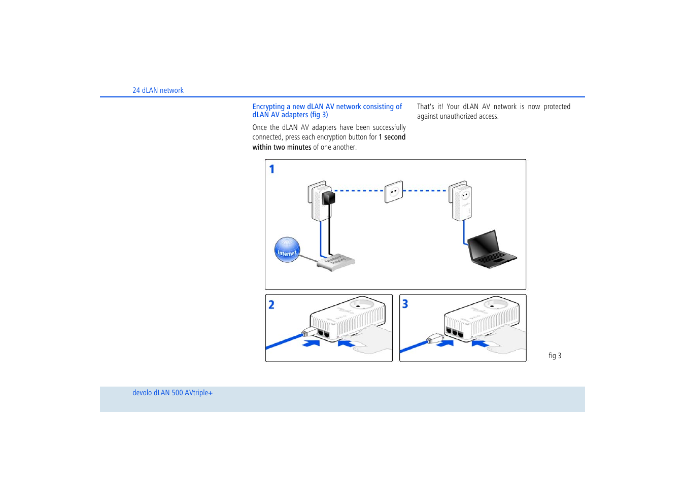 Devolo dLAN 500 AVtriple+ User Manual | Page 25 / 35