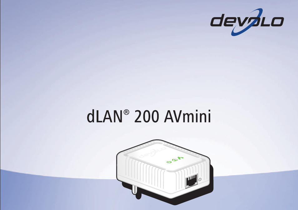 Devolo dLAN 200 AVmini User Manual | 30 pages