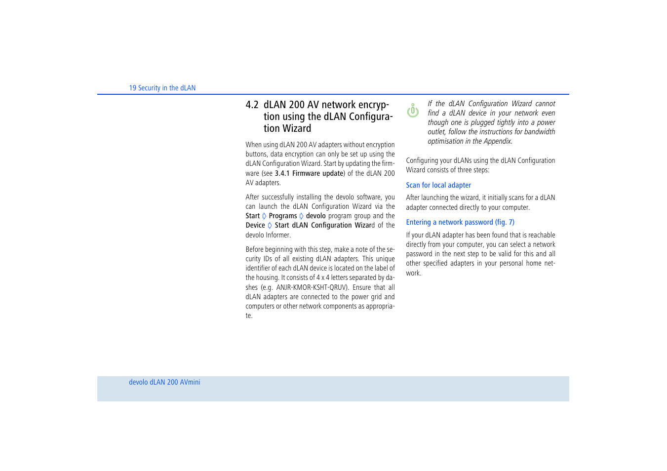 Devolo dLAN 200 AVmini User Manual | Page 20 / 30