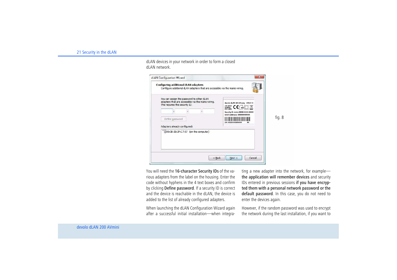Devolo dLAN 200 AVmini User Manual | Page 22 / 30