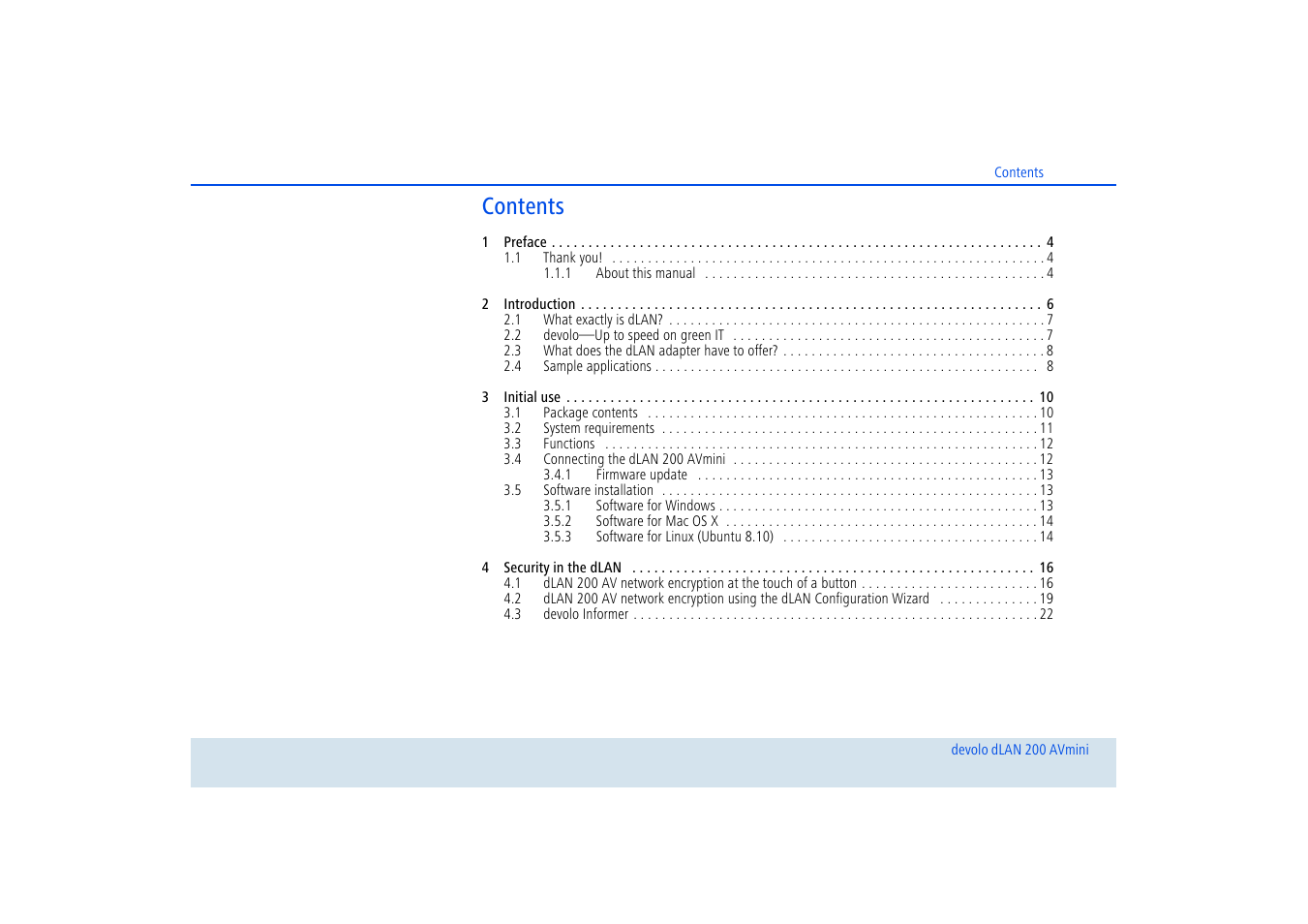Devolo dLAN 200 AVmini User Manual | Page 3 / 30