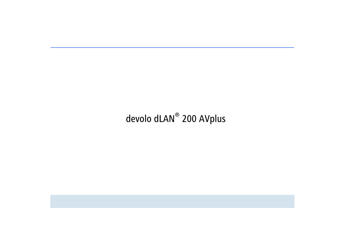 Devolo dlan, 200 avplus | Devolo dLAN 200 AVplus User Manual | Page 2 / 35