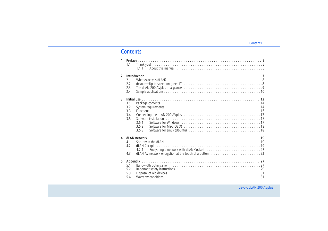Devolo dLAN 200 AVplus User Manual | Page 4 / 35