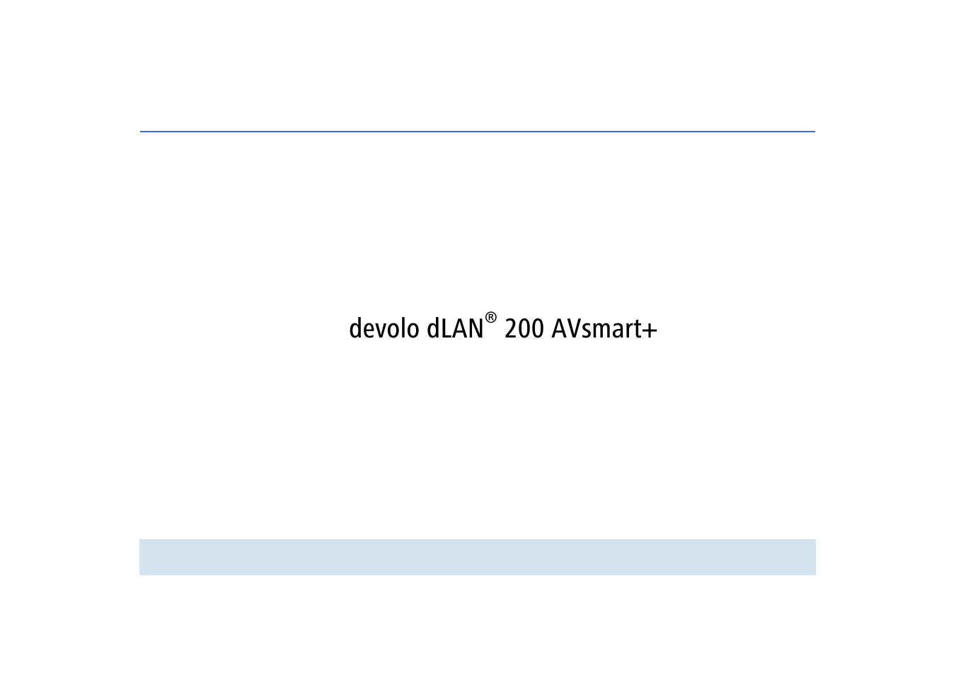 Devolo dlan, 200 avsmart | Devolo dLAN 200 AVsmart+ User Manual | Page 2 / 37