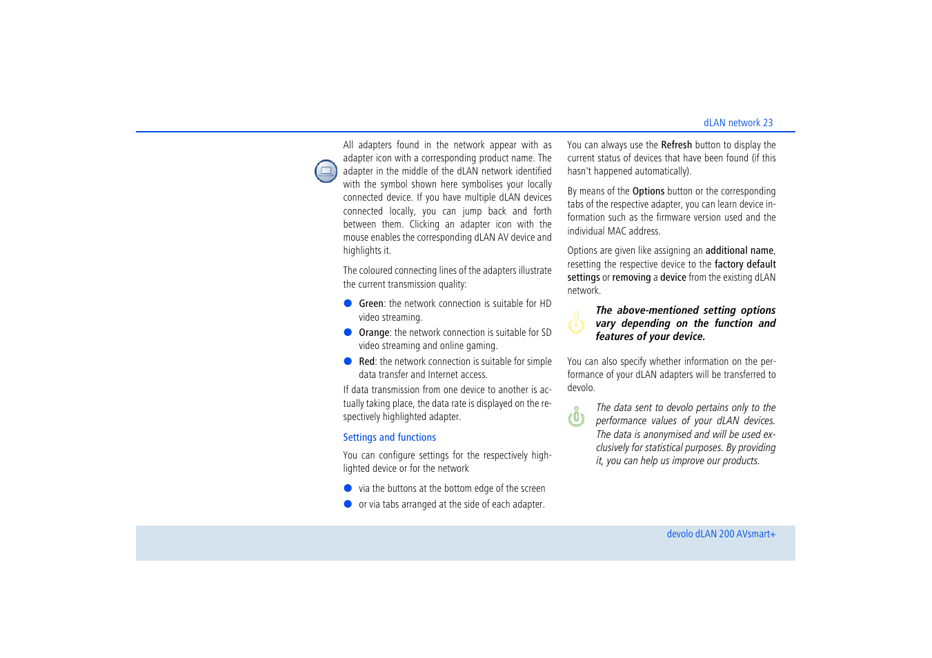 Devolo dLAN 200 AVsmart+ User Manual | Page 24 / 37