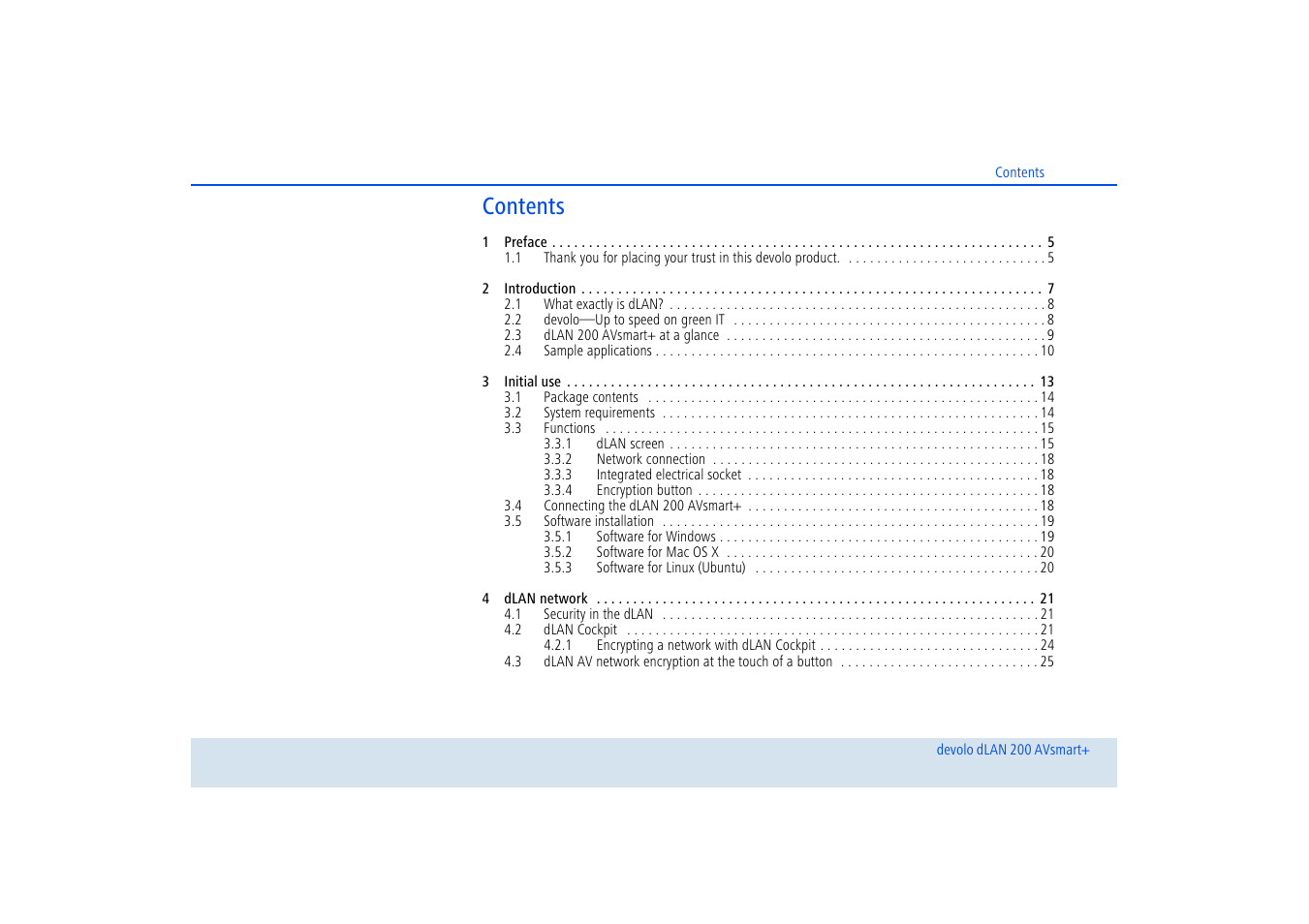 Devolo dLAN 200 AVsmart+ User Manual | Page 4 / 37