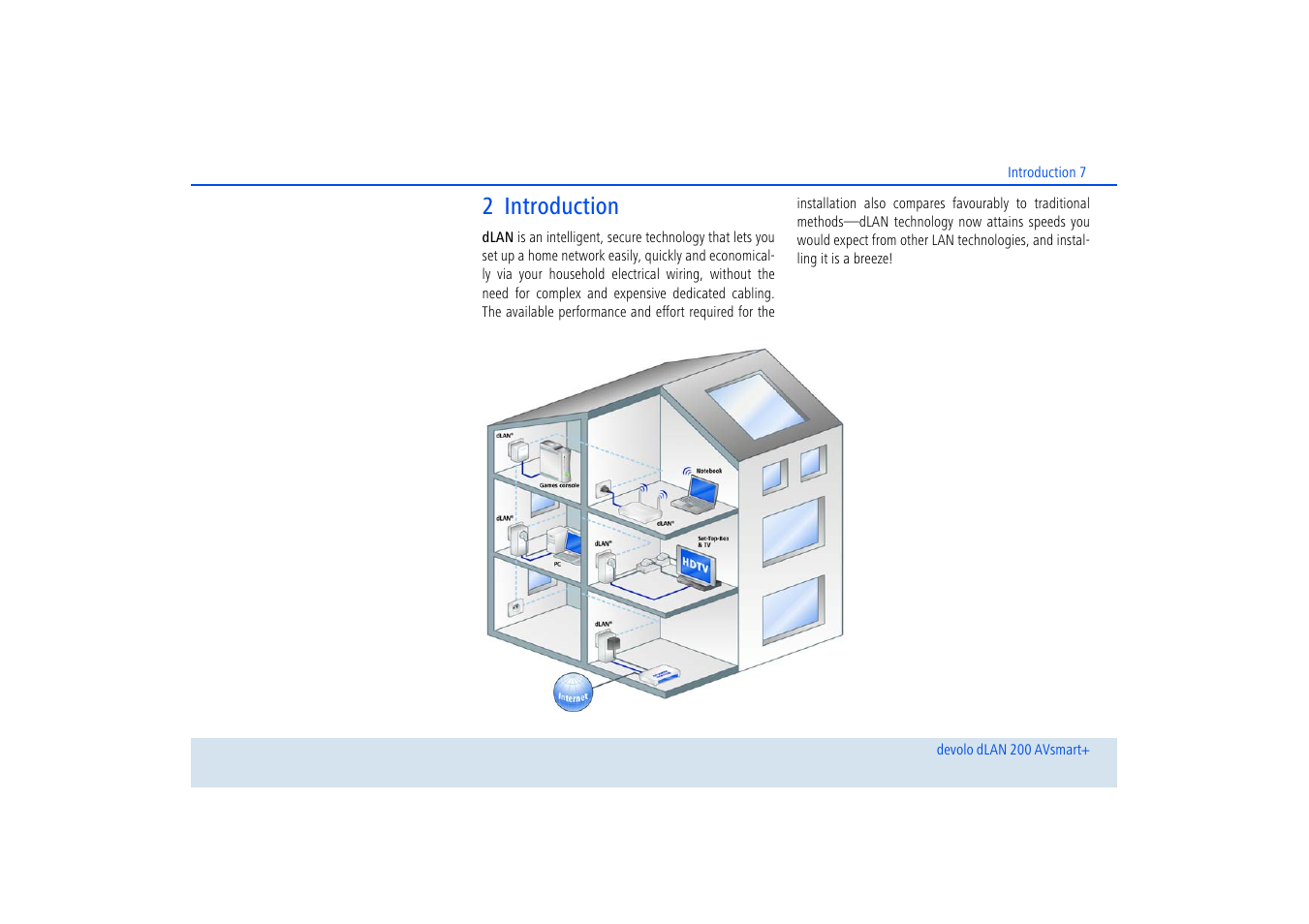 2 introduction | Devolo dLAN 200 AVsmart+ User Manual | Page 8 / 37