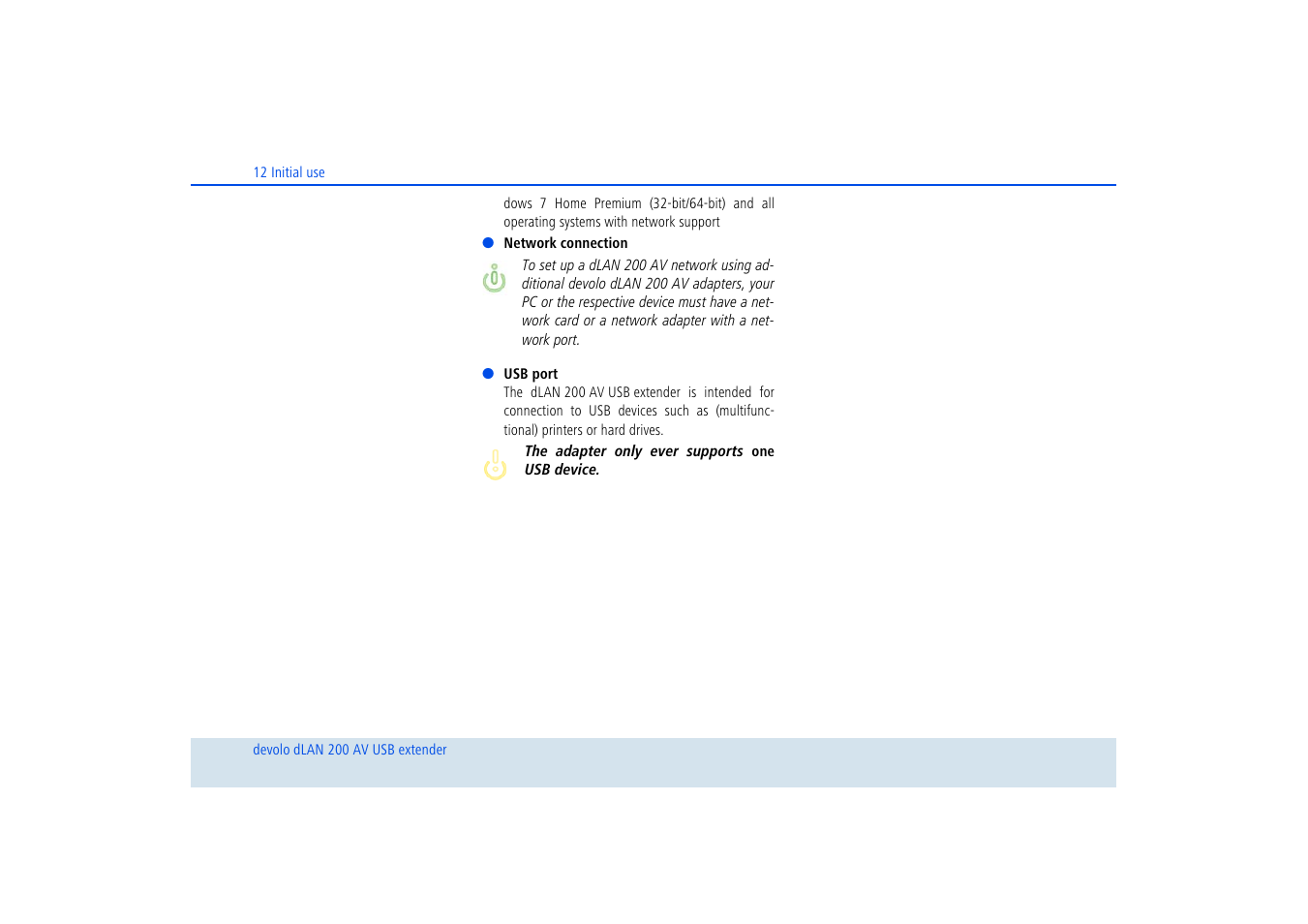 Devolo dLAN 200 AV USB extender User Manual | Page 13 / 35
