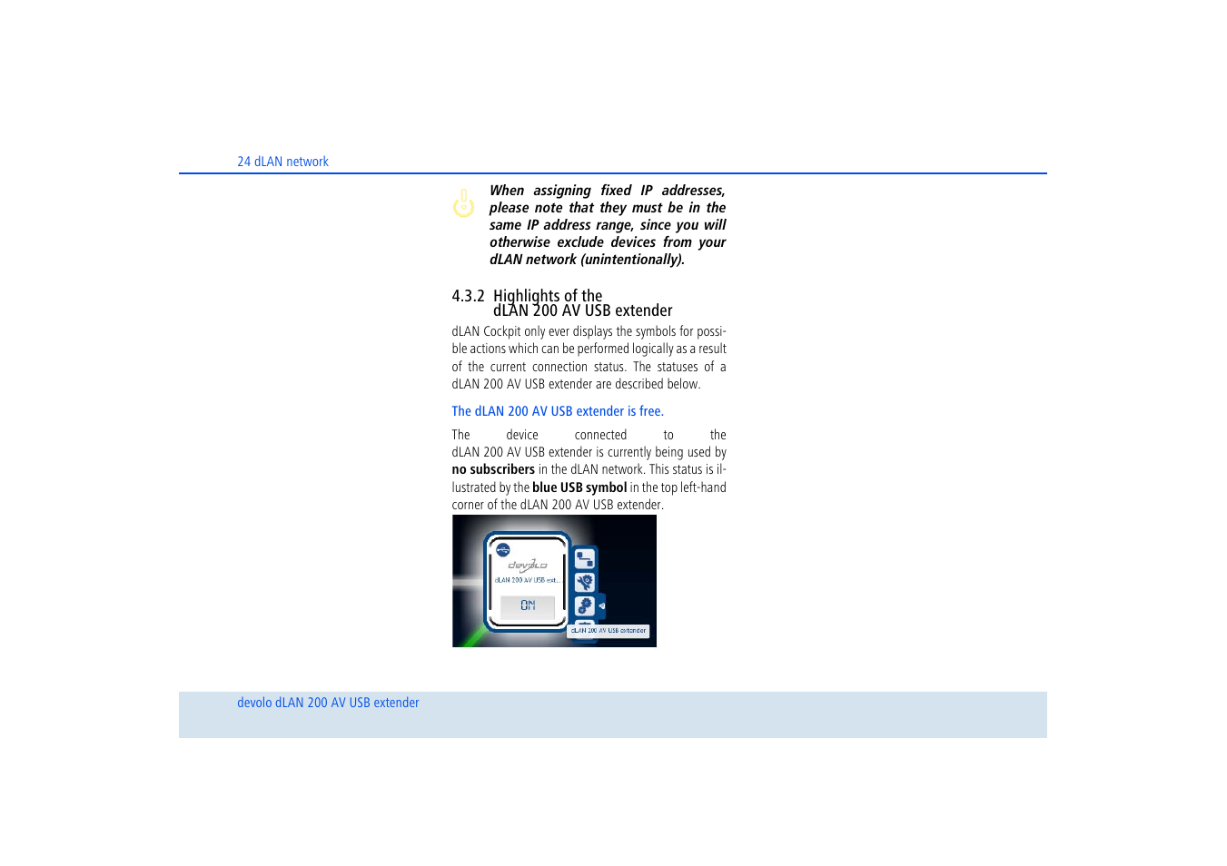 2 highlights of the dlan 200 av usb extender, Highlights of the dlan 200 av usb extender | Devolo dLAN 200 AV USB extender User Manual | Page 25 / 35