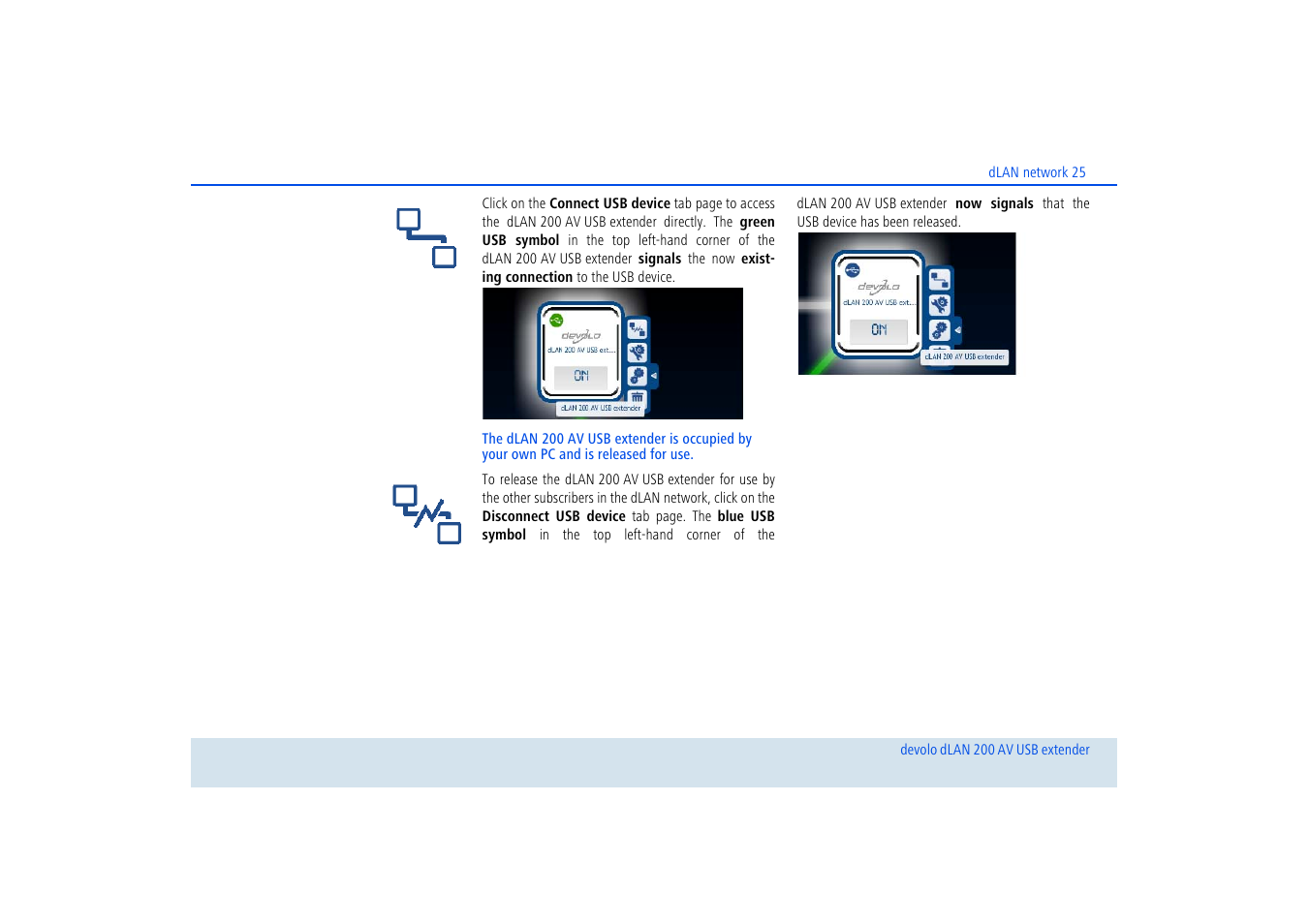 Devolo dLAN 200 AV USB extender User Manual | Page 26 / 35