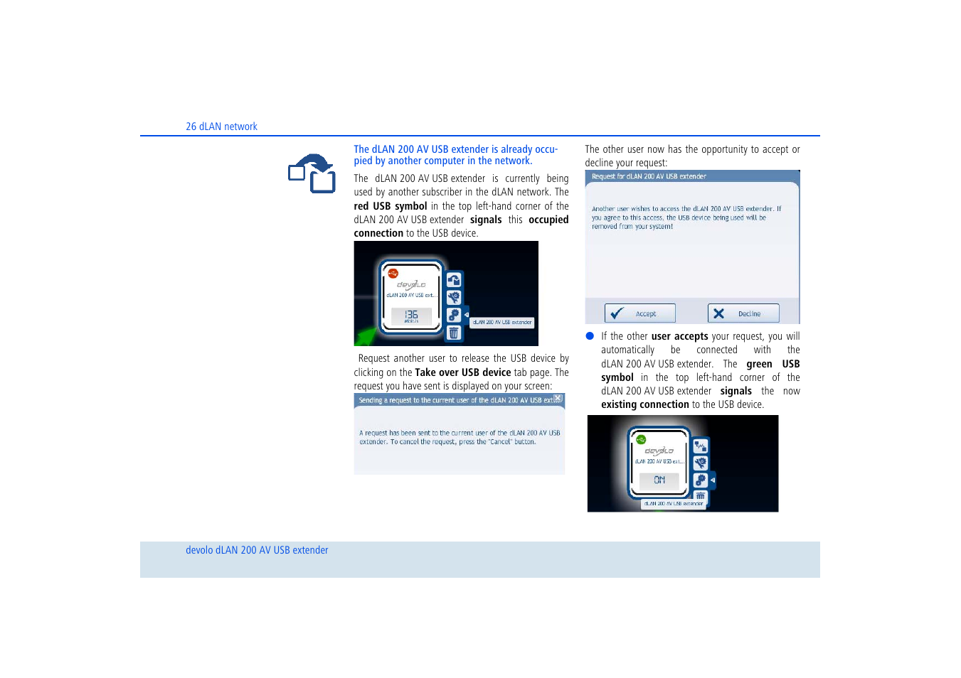 Devolo dLAN 200 AV USB extender User Manual | Page 27 / 35