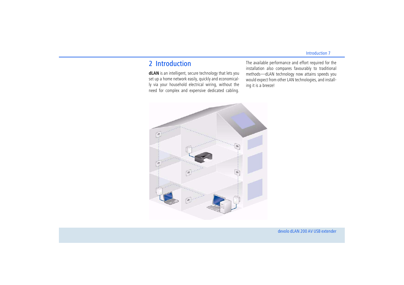 2 introduction | Devolo dLAN 200 AV USB extender User Manual | Page 8 / 35