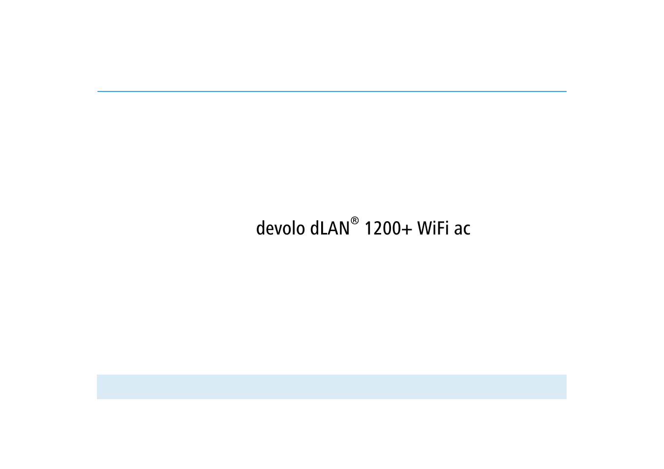 Devolo dlan, 1200+ wifi ac | Devolo dLAN 1200+ WiFi ac User Manual | Page 2 / 55